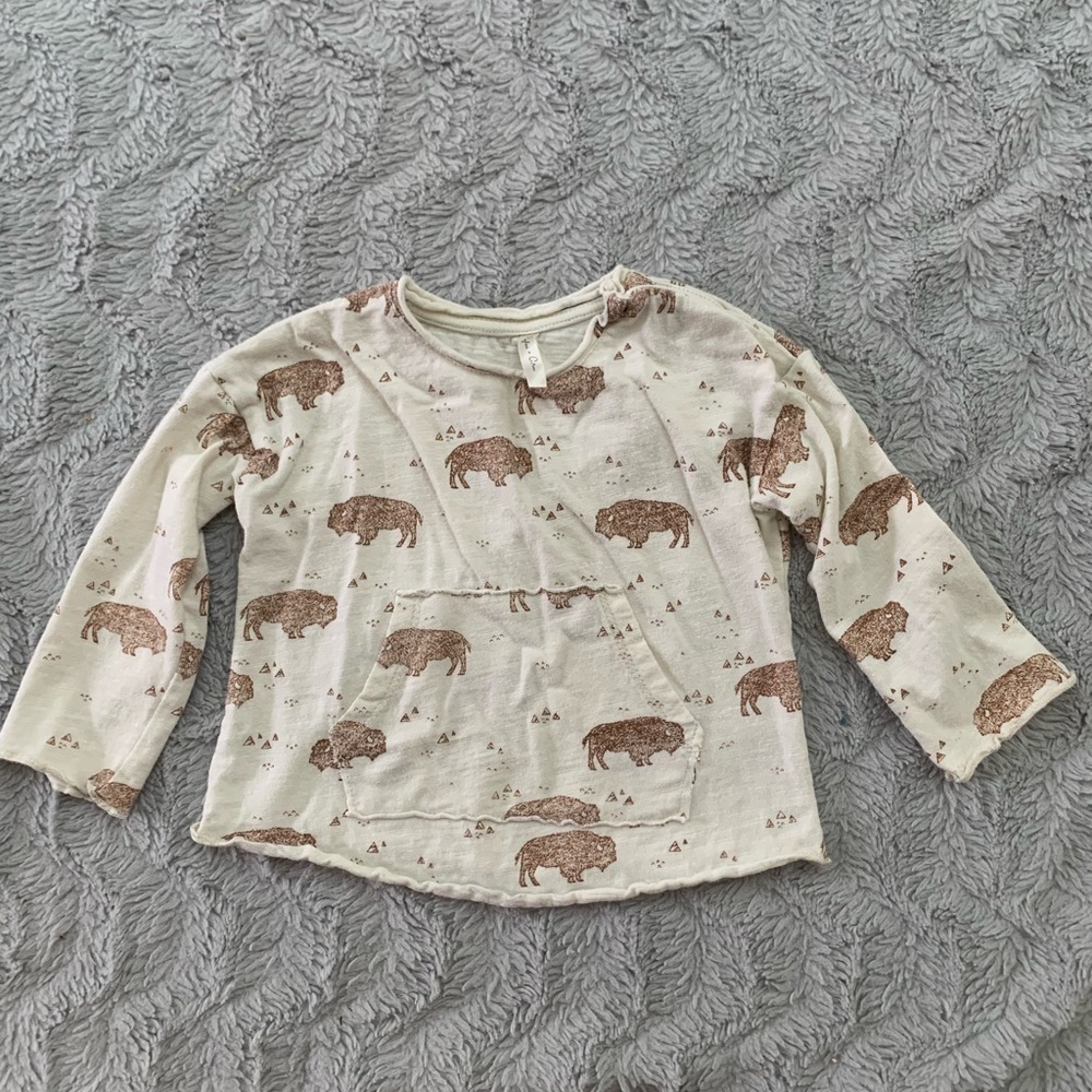 Rylee + Cru Buffalo Shirt - 6-12 Months